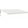 Automatinė ištraukiama markizė, kreminės spalvos, 4x3m