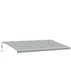 Automatinė ištraukiama markizė su LED, antracito ir baltos spalvos, 600x300 cm