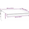 Automatinė ištraukiama markizė su LED, bordo spalvos, 350x250cm