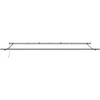 Automatinė ištraukiama markizė su LED, bordo spalvos, 600x300cm