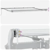 Automatinė ištraukiama markizė su LED lemputėmis, antracito ir baltos spalvos, 600x300 cm