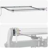Automatinė ištraukiama markizė su LED, ruda, 300x250cm