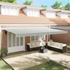 Ištraukiama markizė Žalia ir balta 600 × 350 cm