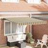 Ištraukiama markizė Žalia ir geltona 350 x 250 cm