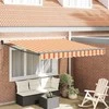 Ištraukiama markizė Geltona ir Oranžinė 350 x 250 x 165 cm