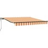 Ištraukiama markizė Geltona ir Oranžinė 350 x 250 cm