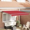 Ištraukiama markizė Raudona 300 x 250 cm Audinys ir aliuminis