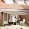 Ištraukiama markizė Smėlio 400 × 300 cm Audinys ir aliuminis