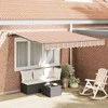 Skėtis Audinys Įvairiaspalvis 350 x 250 cm Poliesteris