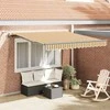 Skėtis Audinys Įvairiaspalvis 350 x 250 cm Poliesteris