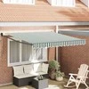 Ištraukiama markizė Žalia ir balta 350 x 250 cm