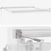 Ištraukiama markizė Raudona 400 × 300 cm Audinys ir metalas