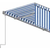 Automatiniu būdu ištraukiama markizė, mėlyna ir balta, 4x3m