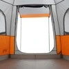 Automobilinė palapinė, pilka/oranžinė, keturvietė