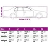 Automobilio uždangalas sedanams, pilkas ir sidabrinis, XL