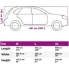 Automobilio uždangalas visureigiui, pilkas, L, audinys