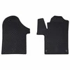 Automobilių kilimėlis 2 pcs Juoda Guma