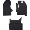 Automobilių kilimėlis 3 pcs Juoda tinkamas Iveco DAILY 2014-