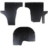 Automobilių kilimėlis 3 pcs Juoda Tinka VW T5 2010-2015 Guma
