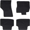 Automobilių kilimėlis 4 pcs Juoda Guma