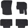Automobilių kilimėlis 4 pcs Juoda tinka BMW X3, X4 2018-4D Aft