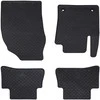 Automobilių kilimėlis 4 pcs Juoda Guma