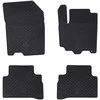 Automobilių kilimėlis 4 pcs Juoda tinka Suzuki VITARA 2015-