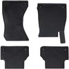 Automobilių kilimėlis 4 pcs Juoda tinka Audi A4 B9 2015-2024