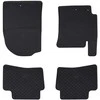 Automobilių kilimėlis 4 pcs Juoda tinka Kia RIO, STONIC 2017-