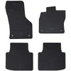 Automobilių kilimėlis 4 pcs Juoda Guma
