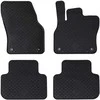 Automobilių kilimėlis 4 pcs Juoda Tinkamas Audi Q3 2019-2025