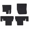 Automobilių kilimėlis 4 pcs Juoda Guma