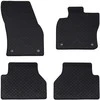 Automobilių kilimėlis 4 pcs Juoda tinkamas VW CADDY 2020- Guma