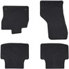 Automobilių kilimėlis 4 pcs Juoda Tinka VW PASSAT B8 2014-2023
