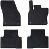 Automobilių kilimėlis 4 pcs Juoda tinka VW TIGUAN 2016-2023