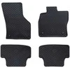 Automobilių kilimėlis 4 pcs Juodas tinka Audi A3 2012-2020 Guma