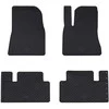 Automobilių kilimėlis 4 pcs Juodas Guma