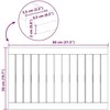 Badematte Paprastas Ruda 80 x 50 cm Medis