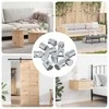 Cilindrinė veržlė 3462 pcs Sidabro M6 x 13 mm Geležis