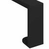 Baldų kojelės 2 pcs Juoda 596 x 40,5 x 100 mm Geležis