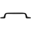 Baldų rankena 2 pcs Juoda 130 x 19,4 x 22,3 mm Aliuminis