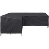 Baldų uždangalas Juodas 270 x 270 x 80 cm 210D Oksfordo audinys