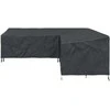 Baldų uždangalas Juodas 270 x 270 x 80 cm 210D Oksfordo audinys