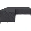 Baldų uždangalas Juodas 355 x 275 x 80 cm 210D Oksfordo audinys