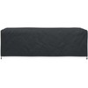 Baldų uždangalas Paprastas Juoda 300 x 140 x 90 cm 600D