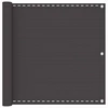 Balkono Ekranas Antracito 90 x 1200 cm HDPE ir aliuminis
