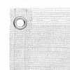 Balkono Ekranas Balta 75 x 1200 cm HDPE ir aliuminis
