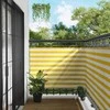 Balkono Ekranas Geltona ir balta 110 x 800 cm Oksfordo audinys