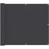 Balkono Ekranas Juodas 100 x 800 cm Oksfordo audinys