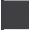 Balkono Ekranas Juodas 110 x 600 cm Oksfordo audinys